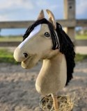 Hobby Horse Duży koń na kiju Premium - bułany A3 Super Hobby Horse