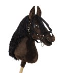 Hobby Horse Duży koń na kiju Premium - ciemnogniady A3 Super Hobby Horse