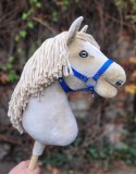 Hobby Horse Duży koń na kiju Premium - cremello A3 Super Hobby Horse