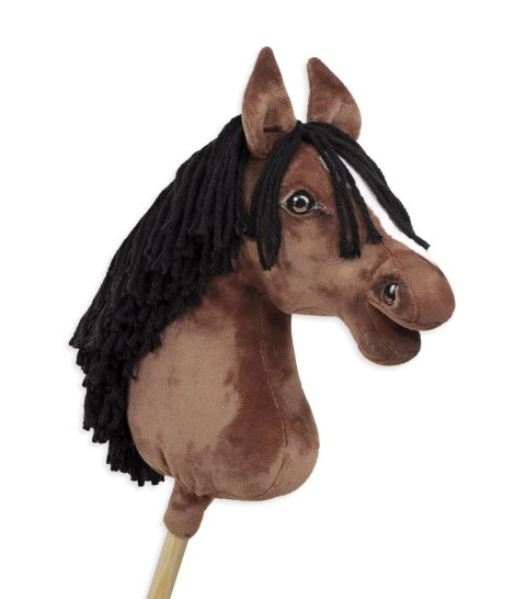 Hobby Horse Duży koń na kiju Premium - gniady A3 Super Hobby Horse