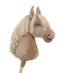 Hobby Horse Duży koń na kiju Premium - izabelowaty A3 Super Hobby Horse