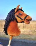 Hobby Horse Duży koń na kiju Premium - jasnogniady A3 Super Hobby Horse