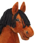 Hobby Horse Duży koń na kiju Premium - jasnogniady A3 Super Hobby Horse