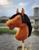 Hobby Horse Duży koń na kiju Premium - jasnogniady A3 Super Hobby Horse