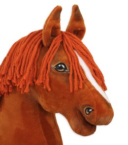 Hobby Horse Duży koń na kiju Premium - kasztan A3 Super Hobby Horse