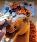 Hobby Horse Duży koń na kiju Premium - kasztan A3 Super Hobby Horse