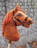 Hobby Horse Duży koń na kiju Premium - kasztan A3 Super Hobby Horse