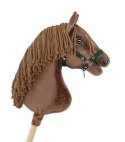 Hobby Horse Duży koń na kiju Premium - ciemny kasztan A3 Super Hobby Horse