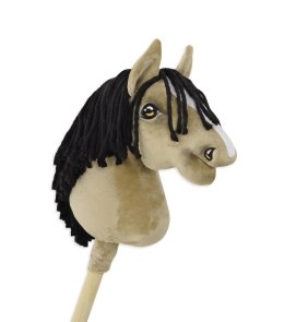 Hobby Horse Mały koń na kiju Premium - bułany A4 Super Hobby Horse