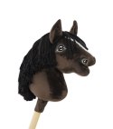 Hobby Horse Mały koń na kiju Premium - ciemogniady A4 Super Hobby Horse