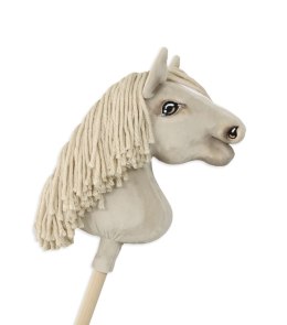 Hobby Horse Mały koń na kiju Premium - cremello A4 Super Hobby Horse