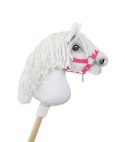 Kantar dla konia Hobby Horse A4 zapinany mały - ciemny różowy Super Hobby Horse