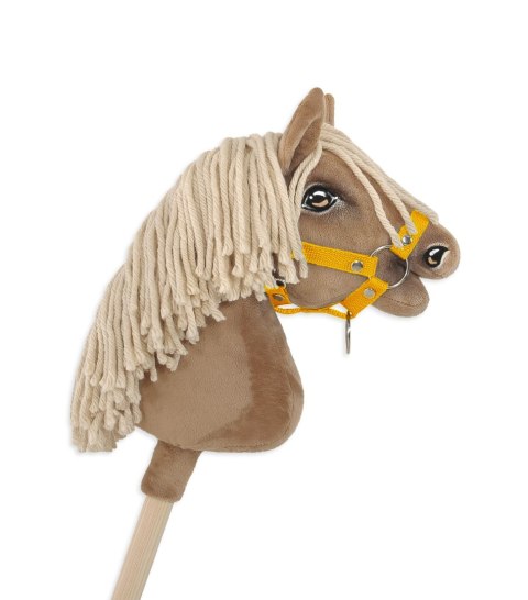 Kantar dla konia Hobby Horse A4 zapinany mały - żółty Super Hobby Horse