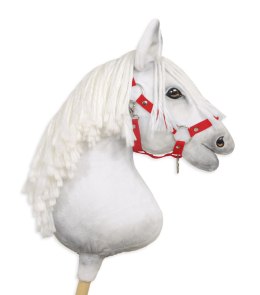 Kantar regulowany dla konia Hobby Horse A3 - czerwony Super Hobby Horse