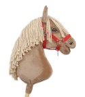 Kantar regulowany dla konia Hobby Horse A3 - czerwony Super Hobby Horse