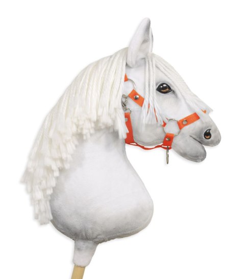 Kantar regulowany dla konia Hobby Horse A3 - pomarańczowy Super Hobby Horse