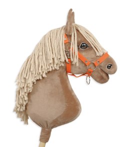 Kantar regulowany dla konia Hobby Horse A3 - pomarańczowy Super Hobby Horse