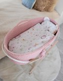 Kosz Mojżesza BOHO Handmade - pastel pink My Sweet Baby