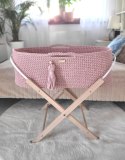 Kosz Mojżesza BOHO Handmade - pastel pink My Sweet Baby