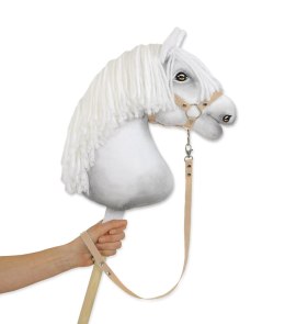 Uwiąz dla Hobby Horse z taśmy - beżowy Super Hobby Horse