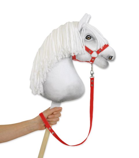 Uwiąz dla Hobby Horse z taśmy - czerwony Super Hobby Horse