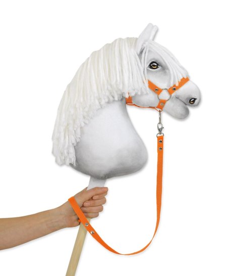 Uwiąz dla Hobby Horse z taśmy - pomarańczowy Super Hobby Horse