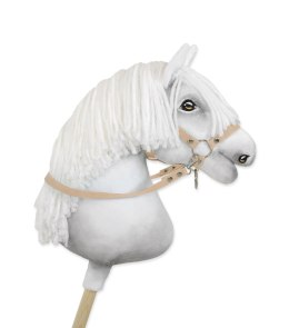 Wodze dla konia Hobby Horse - beżowe Super Hobby Horse