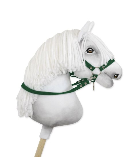 Wodze dla konia Hobby Horse - butelkowa zieleń Super Hobby Horse