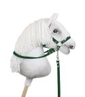 Wodze dla konia Hobby Horse - butelkowa zieleń Super Hobby Horse