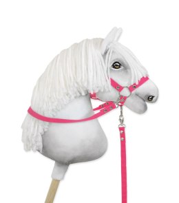 Wodze dla konia Hobby Horse - ciemnoróżowe Super Hobby Horse