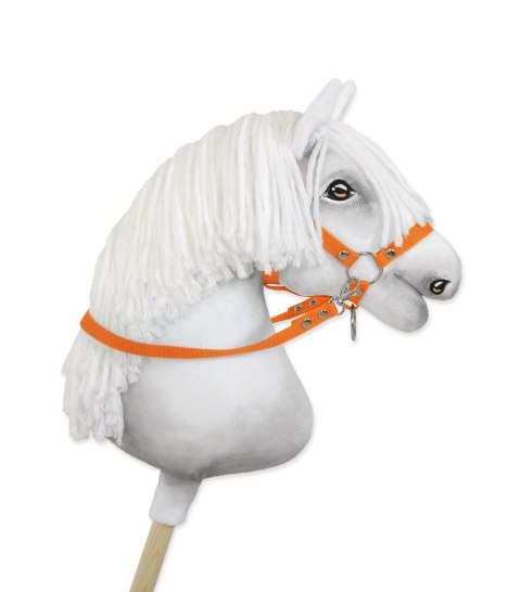 Wodze dla konia Hobby Horse - pomarańczowe Super Hobby Horse