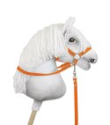 Wodze dla konia Hobby Horse - pomarańczowe Super Hobby Horse