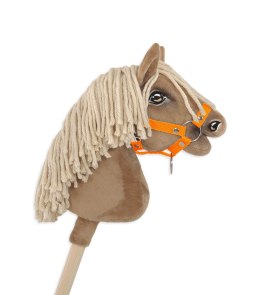 Kantar dla konia Hobby Horse A4 zapinany mały - neon orange Super Hobby Horse