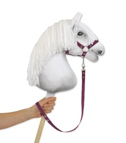 Uwiąz dla Hobby Horse z taśmy - śliwkowy Super Hobby Horse