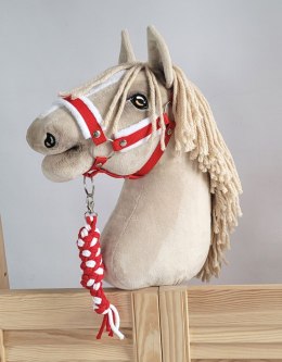 Uwiąz dla Hobby Horse ze sznurka - biało-czerwony Super Hobby Horse