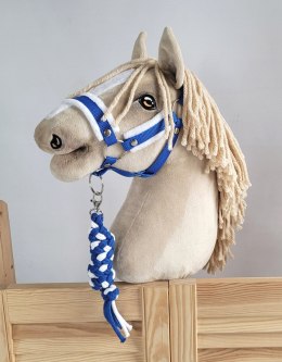 Uwiąz dla Hobby Horse ze sznurka - biało-niebieski Super Hobby Horse