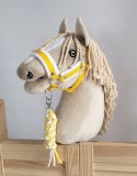 Uwiąz dla Hobby Horse ze sznurka - biało-żółty Super Hobby Horse