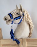 Uwiąz dla Hobby Horse ze sznurka - czarno-niebieski Super Hobby Horse