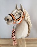 Uwiąz dla Hobby Horse ze sznurka - czarno-pomarańczowy Super Hobby Horse