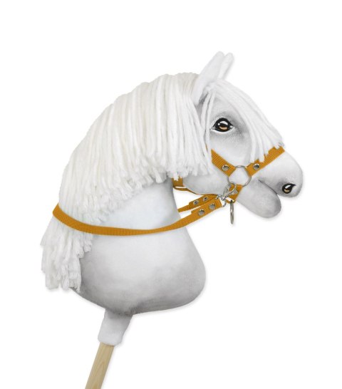 Wodze dla konia Hobby Horse - musztardowe Super Hobby Horse