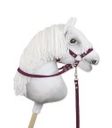 Wodze dla konia Hobby Horse - śliwkowe Super Hobby Horse