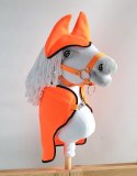 Zestaw dla Hobby Horse A3: derka + nauszniki - neon orange Super Hobby Horse