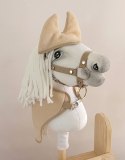 Zestaw dla Hobby Horse A4: derka + nauszniki - beżowy Super Hobby Horse