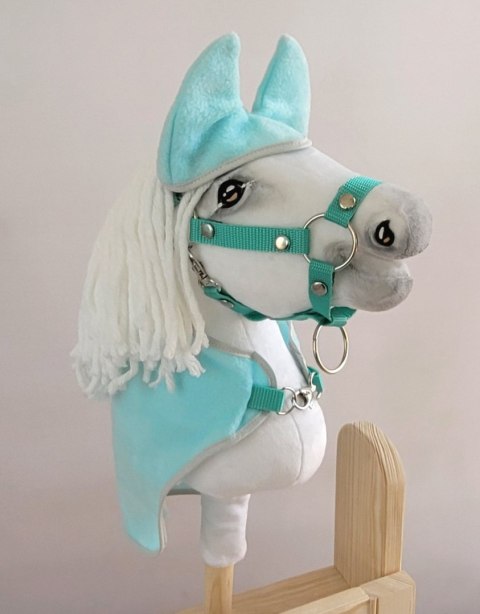 Zestaw dla Hobby Horse A4: derka + nauszniki - jasna mięta Super Hobby Horse