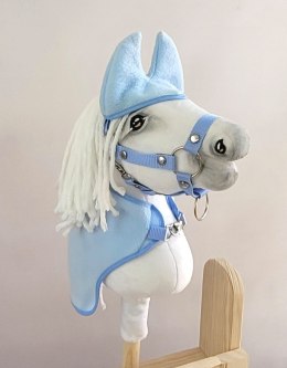 Zestaw dla Hobby Horse A4: derka + nauszniki - jasny niebieski