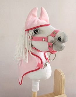 Zestaw dla Hobby Horse A4: derka + nauszniki - jasny różowy Super Hobby Horse