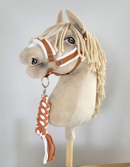 Uwiąz dla Hobby Horse ze sznurka - biało-rudy Super Hobby Horse