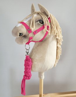 Uwiąz dla Hobby Horse ze sznurka - ciemny róż Super Hobby Horse