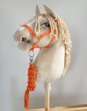 Uwiąz dla Hobby Horse ze sznurka - pomarańczowy Super Hobby Horse