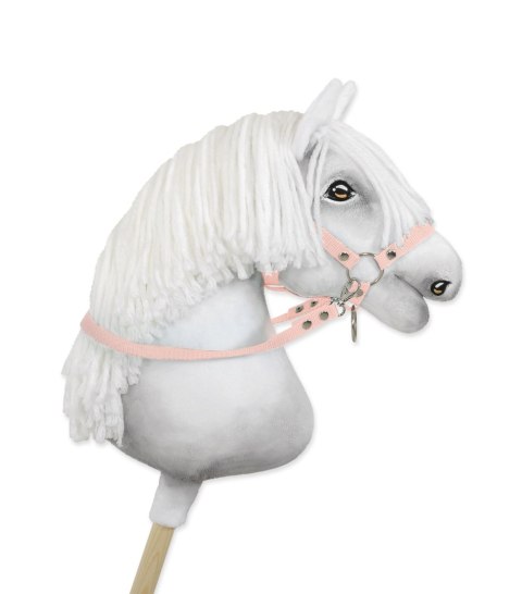 Wodze dla konia Hobby Horse - pudrowy róż Super Hobby Horse